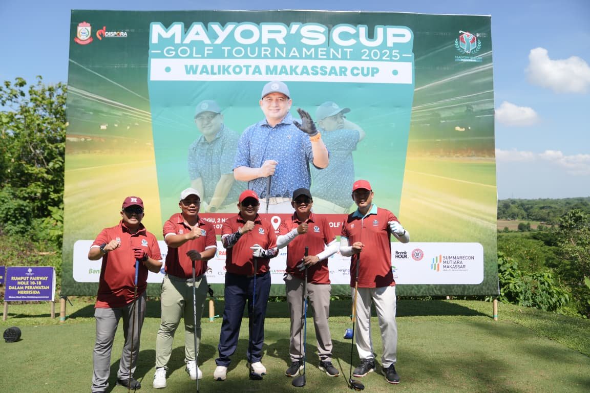 #Turnamen Golf Mayor’s Cup Semarakkan Perayaan HUT Kota Makassar ke-418, Munafri Ikut Berlaga di Lapangan