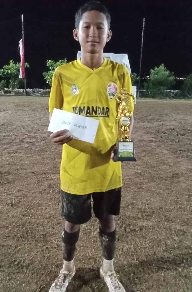 Pesan dan motivasi Head Terminal Teguh Firdaus di Turnamen Mini Soccer TPKNM Cup I 2025