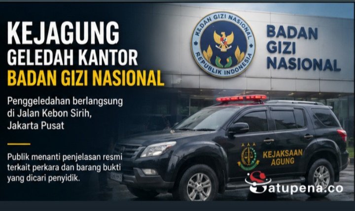 Prabowo Copot Kepala BGN, Keesokan Harinya Kejagung Geledah Kantor Lembaga