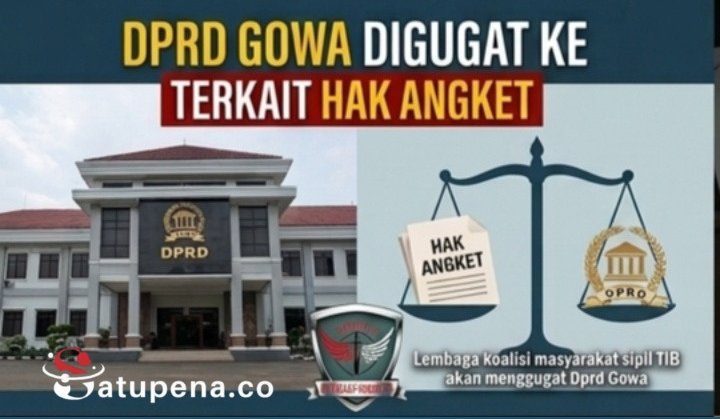 TIB Gugat DPRD Gowa di Pengadilan