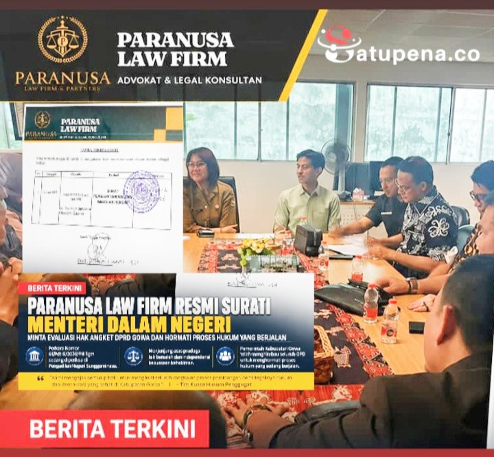 Di Tengah Gugatan di Pengadilan, Kuasa Hukum Penggugat Kirim Surat Resmi ke Kemendagri Soal Hak Angket DPRD Gowa