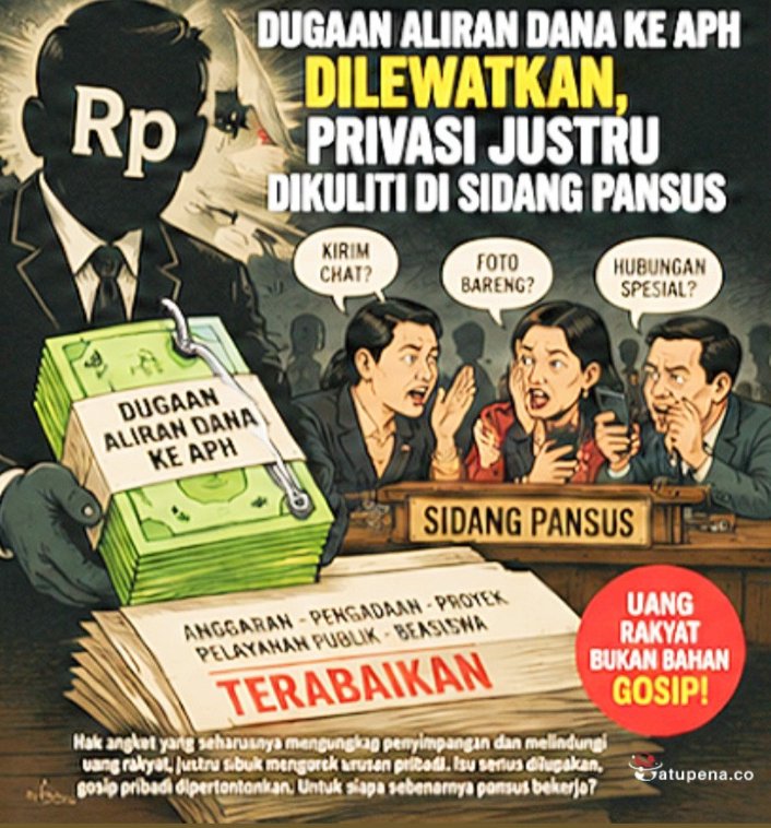 Privasi Jadi Primadona, Dugaan Aliran Dana Jadi Figuran