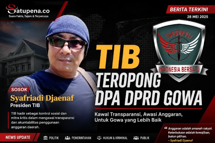 TIB Teropong DPA DPRD Gowa