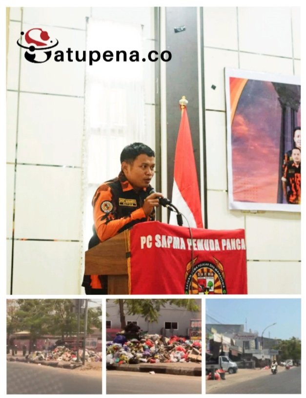 Sampah Menumpuk di Pusat Kota Gowa, SAPMA PP Desak Bupati Evaluasi Kinerja DLH.