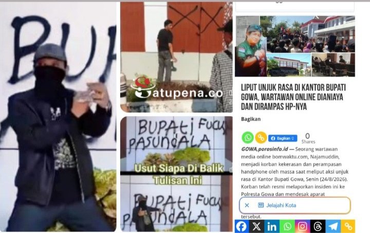Penanganan Dua Aksi Unras di Gowa Dipertanyakan, Dugaan Standar Ganda Polresta Jadi Sorotan